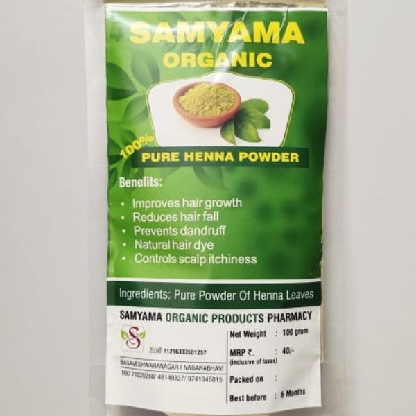 Samyama Products- Samyama pure henna powder